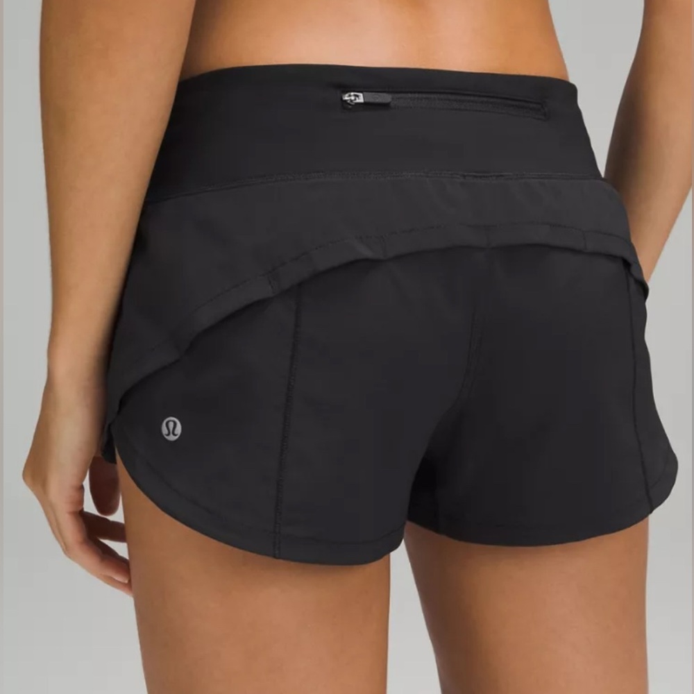 LULULEMON SPEED UP LOW RISE SHORTS RUNNING GYM WORKOUT